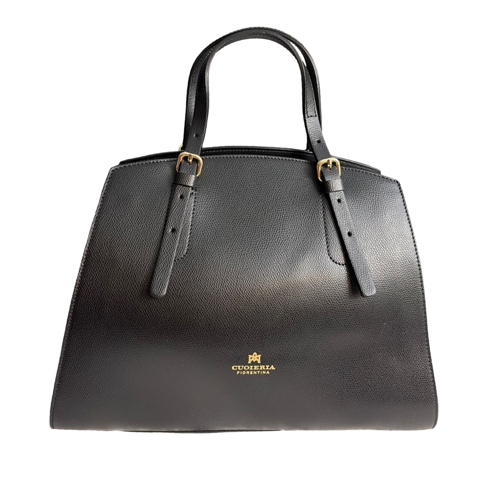 Cuoieria Fiorentina Black Leather Satchel